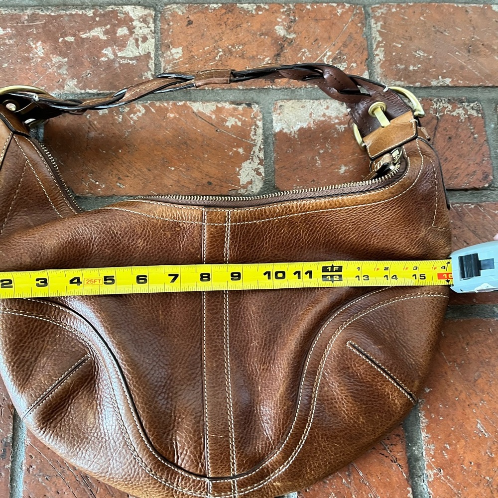 Coach Tan Leather Hobo Bag